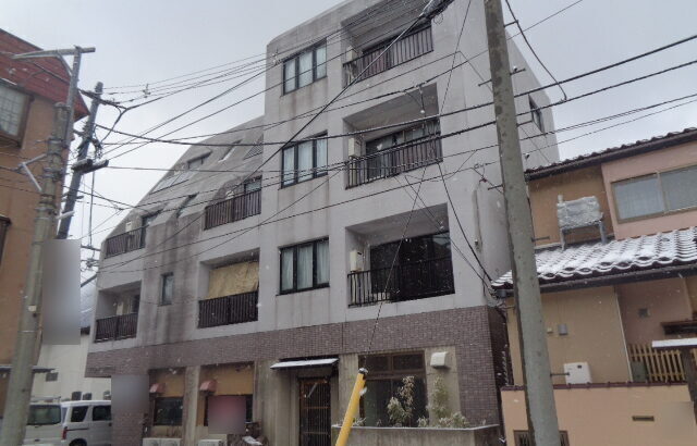 新潟市中央区・アパート|外壁塗装・防水工事_施工前