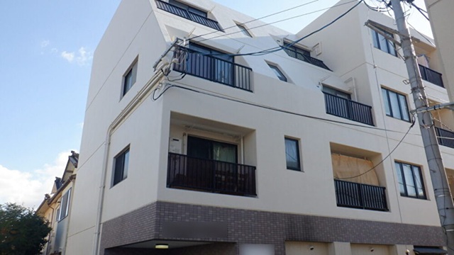 新潟市中央区・アパート|外壁塗装・防水工事_施工後3