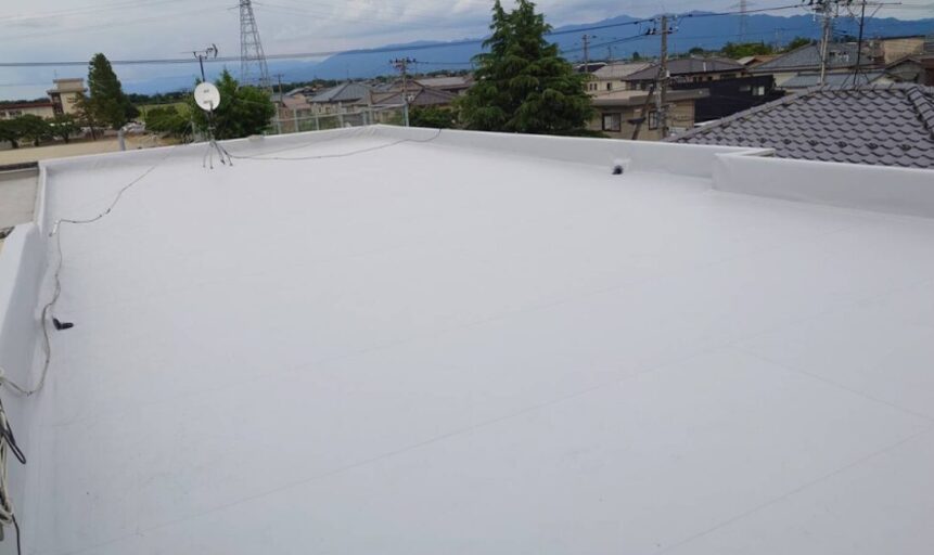 塩ビシート防水工事施工後