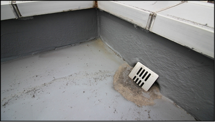 屋上ドレンの詰まり