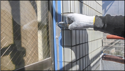 サッシまわりのシーリング補修