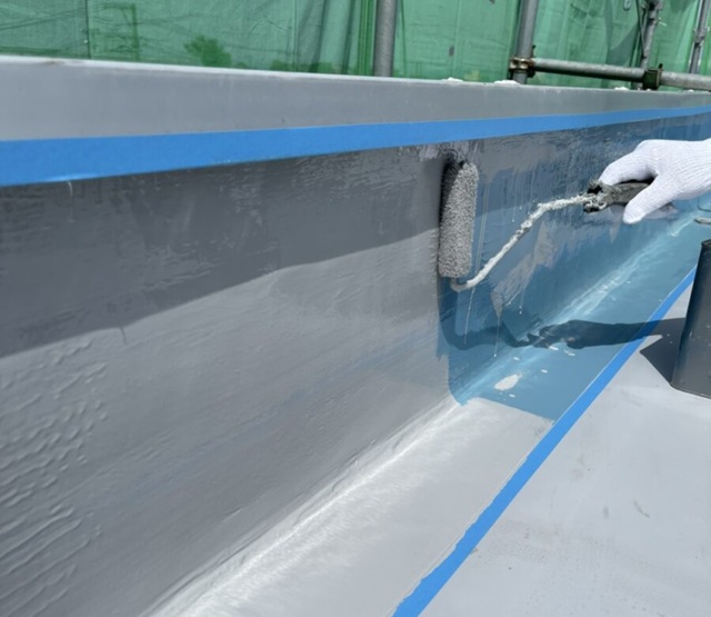 【防水工事】雨漏りしていた屋上を塩ビシート防水で施工 (9)