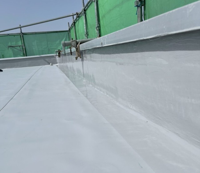 【防水工事】雨漏りしていた屋上を塩ビシート防水で施工 (10)